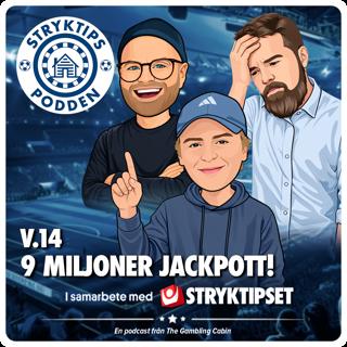 Stryktipset v.14 - 9 Miljoner Jackpott!