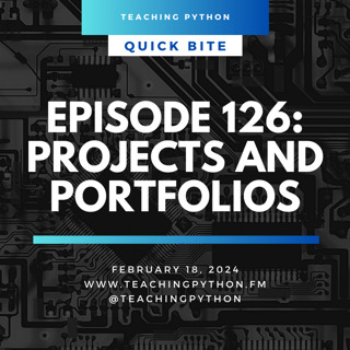 Episode 126: Projects and Portfolios