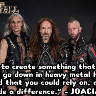 Avenging The Fallen Down Under With JOACIM CANS From HAMMERFALL