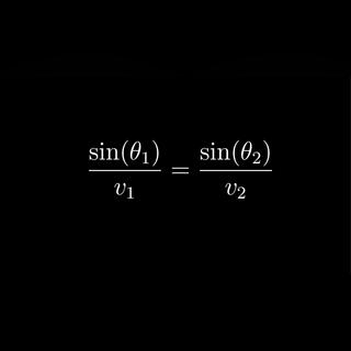Snell's law proof using springs