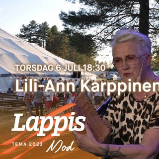 Kvällsmöte med Lili-Ann Karppinen den 6 juli 2023