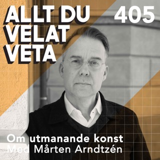 405 Om utmanande konst med Mårten Arndtzén