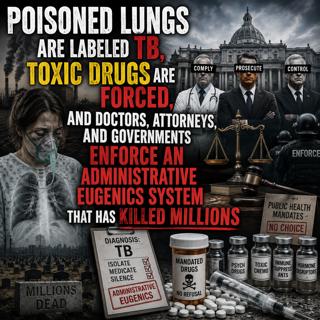 Poisoned Lungs Are Labeled TB, Toxic Drugs Are Forced, and Doctors, Attorneys, and Governments Enforce an Administrative Eugenics System That Has Killed Millions
