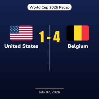 United States vs Belgium | World Cup 2026 Recap