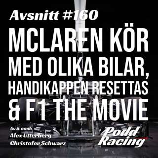 160. McLaren kör med Olika Bilar, Handikappen Resettas & F1 the Movie
