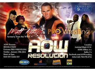 AOW Wrestling's Dexter Milhouse and The Blindman LIVE!