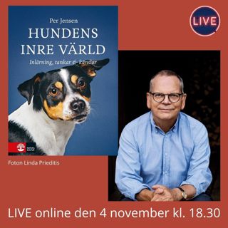 Inför "Hundens inre värld" med Per Jensen 4 november 2025
