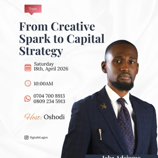Creative Spark to Capital Strategy with Joba Adejumo