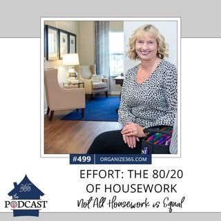 499 - Effort: The 80/20 of Housework - Not All Housework is Equal