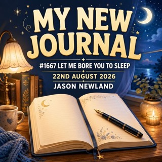 (Short Voice Only) My New Journal | #1667 Let Me Bore You To Sleep | 22nd August 2026 | Jason Newland