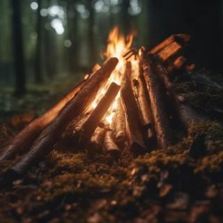 😴🔥🎵 The CRACKLING Fire and the ENVELOPING Music for a Peaceful NIGHT