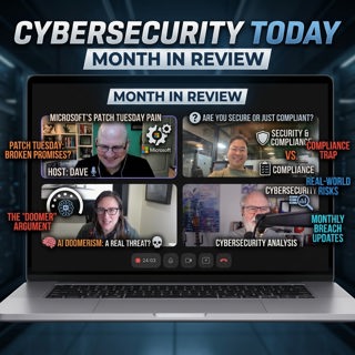 Anthropic insider claims 10% extinction risk, Five Eyes push basics, Microsoft patches backfire