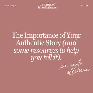 The Importance of Your Authentic Story (and some resources to help you tell it).