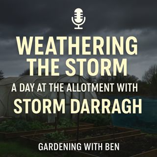 🎧 🌬️ Weathering the Storm | A Day at the Allotment with Storm Darragh
