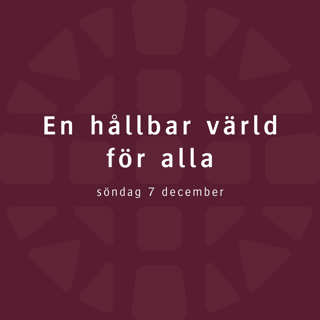 En hållbar värld för alla – Gunilla Ikponmwosa