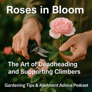 🎧 Roses in Bloom: The Art of Deadheading and Supporting Climbers | Gardening Tips & Allotment Advice Podcast