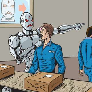 Robotene tar over!