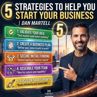 5 Strategies to Help You Start Your Business | Dan Martell