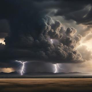 😴⛈️🎵 Soothing THUNDER, Soft MUSIC, Peaceful NIGHT