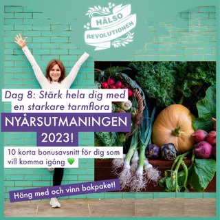BONUS! NYÅRSUTMANINGEN 2023: DAG 8 – STÄRK HELA DIG MED EN STARKARE TARMFLORA