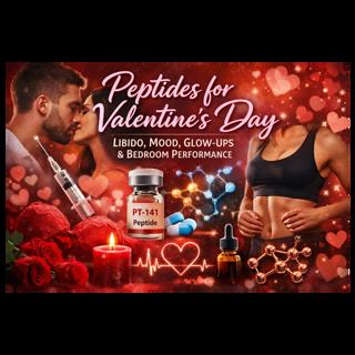 Peptides for Valentine’s Day: Libido, Mood, Glow-Ups, and Bedroom Performance
