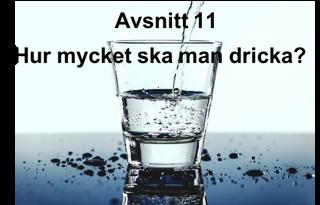 Avsnitt 11. Hur mycket ska man dricka?