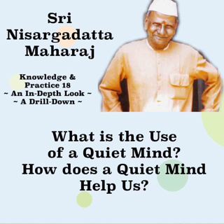 Nisargadatta Maharaj Knowledge & Practice (18) What Is The Use Of A Quiet Mind? How Does It Help Us?