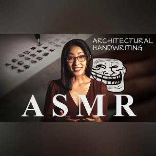 Architectural Hand Writing Practice in ASMR