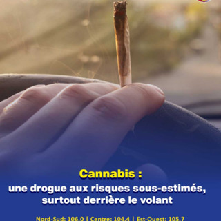 Cannabis : une drogue aux risques sous-estimés, surtout derrière le volant