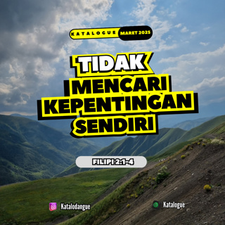 Tidak Mencari Kepentingan Sendiri