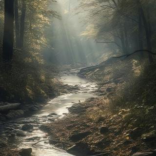 😴💧🎵 Lulling STREAM and Gentle MELODY for a Guaranteed Peaceful NIGHT