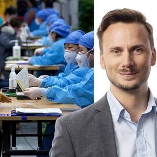 Fruktlösa intervjuförsök i Peking: Björn Djurberg, Peking