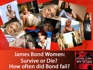 James Bond Women: Survive or die? How often did Bond fail?