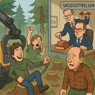 Skogsfredag #295 - Österrikare i Malå och politikens misslyckande i skogen