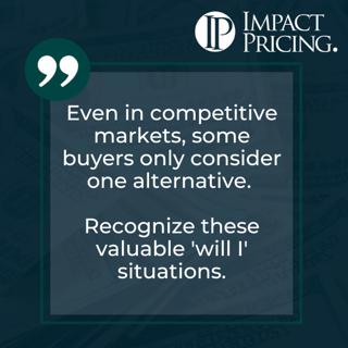 Pricing Table Topics: 8 of Diamonds – Some Buyers Only Consider One Alternative Even in Competitive Markets