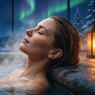 Nervous System Reset | Sleep Hypnosis in a Nordic Spa — Dissolve Into Stillness