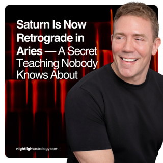 Saturn Is Now Retrograde in Aries — A Secret Teaching Nobody Knows About