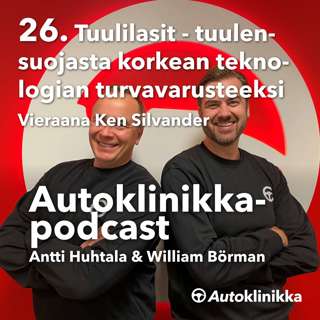 #26 - Tuulilasit - tuulensuojasta korkean teknologian turvavarusteeksi. Vieraana Ken Silvander