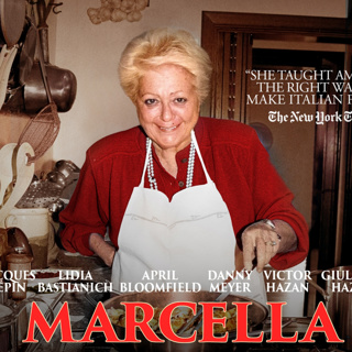 Marcella Hazan, the cook, the author, the woman with filmmaker Peter Miller
