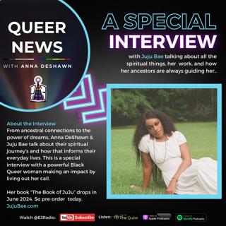Interview: Juju Bae & Anna DeShawn discuss her HULU show "Living for the Dead", her ancestral connection & the upcoming release of her first book "The Book of Juju"