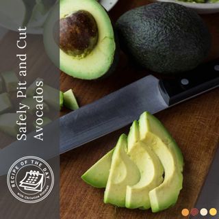 Safely Pit and Cut Avocados