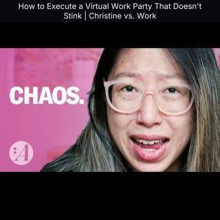 How to Execute a Virtual Work Party That Doesn't Stink | Christine vs. Work