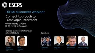 ESCRS eConnect Webinar - Corneal approach to presbyopia treatment Podcast