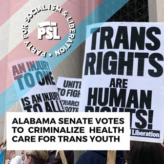 Alabama Senate votes to criminalize health care for trans youth