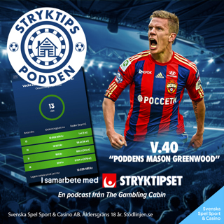 Stryktipset v.40 - "poddens Mason Greenwood"
