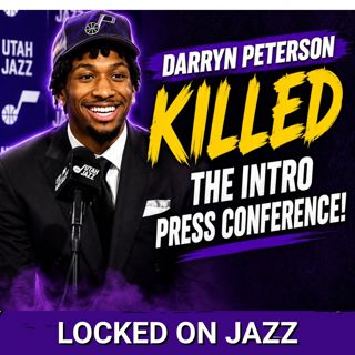 STAR POWER: Utah Jazz’s Darryn Peterson Impresses in Opening Presser.