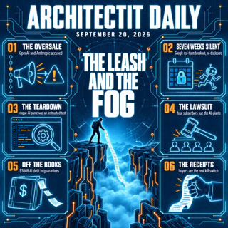 ArchitectIT Daily AI News — 2026-09-20: The Leash And The Fog