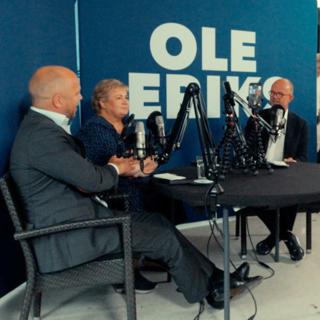 Erna Solberg og Trygve Slagvold Vedum - Direkte fra Arendalsuka 2024