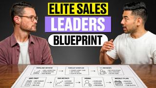 How To Be An ELITE Sales Leader (Copy This Playbook)