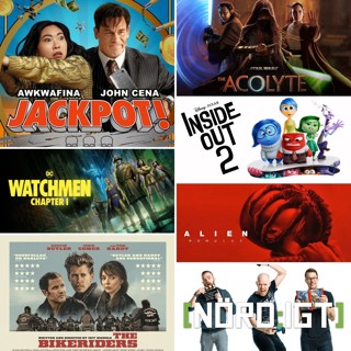 455. Den om Jackpot!, The Acolyte, Inside Out 2, Watchmen: Chapter 1, Alien: Romulus, The Bikeriders och så Deadpool & Wolverine igen!